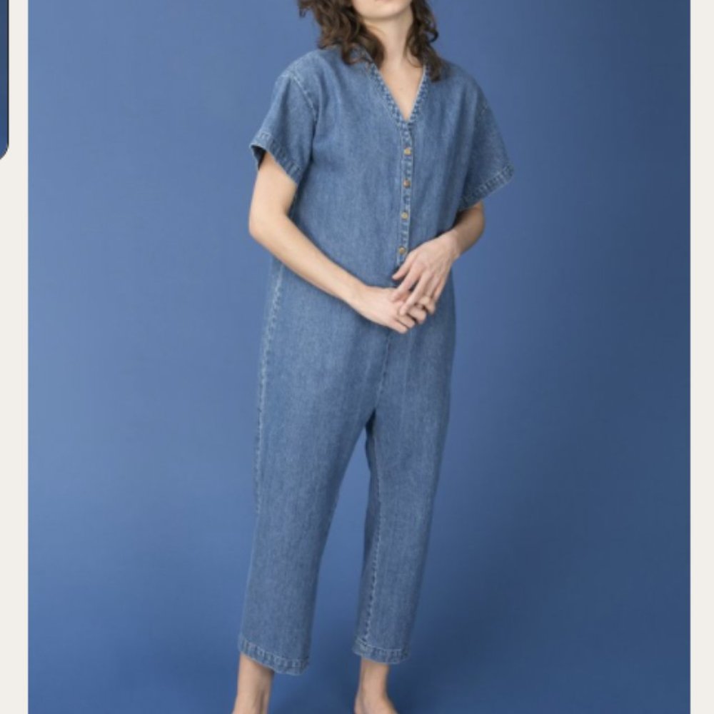 Ilana Kohn Blue Denim Jumpsuit